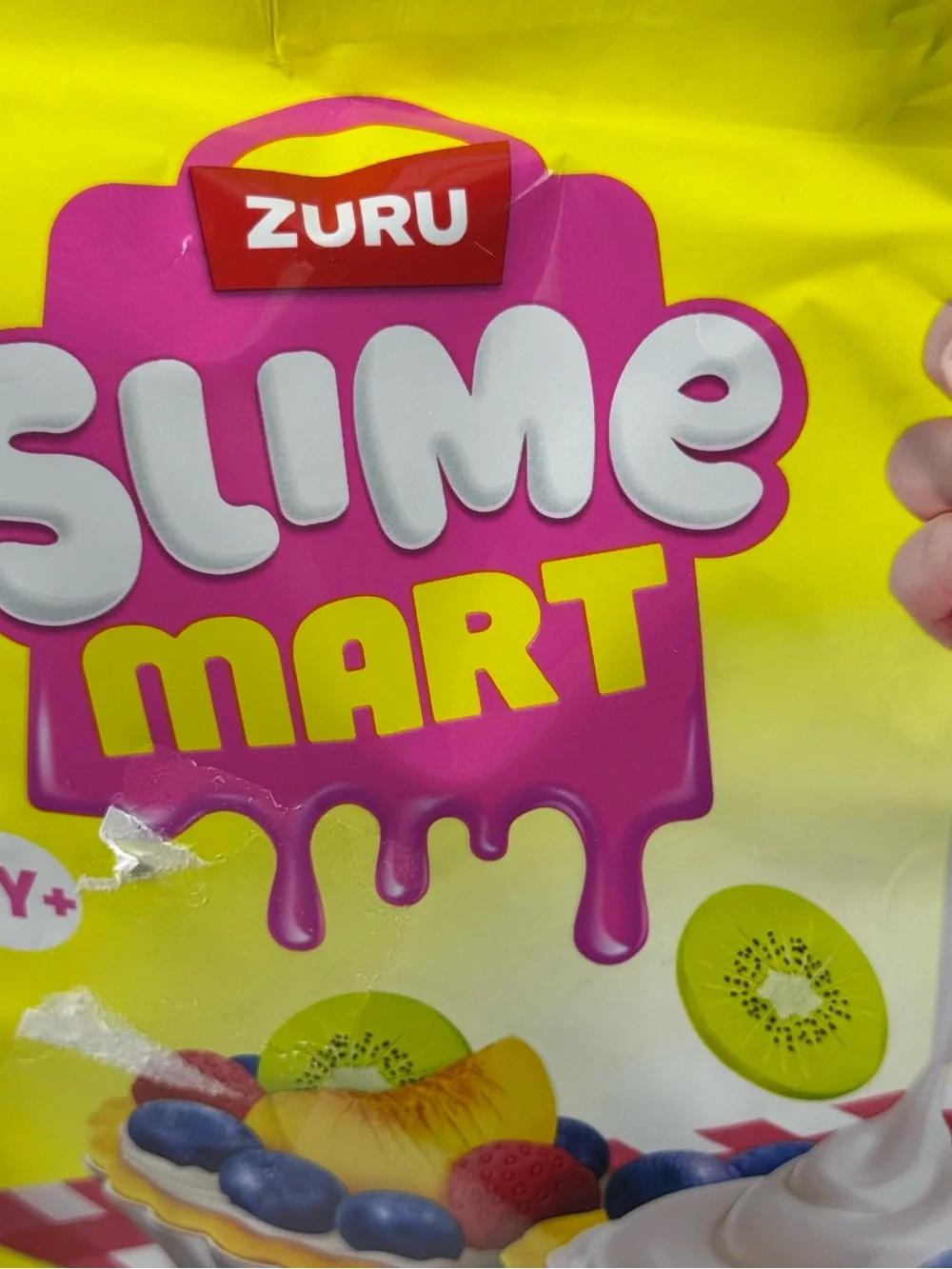 ZURU SLIME MART Small Bag FRUIT TART DIY Pretend Play Food 10 Piece Craft Set